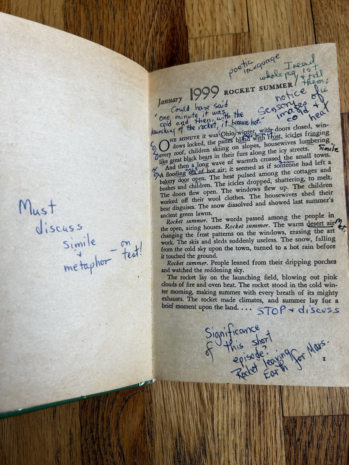 The Martian Chronicles by Ray Bradbury (1985, Library Binding)