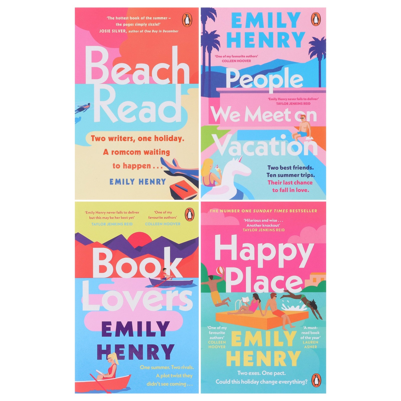 Emily Henry Collection 4 Books Set – Fiction – Paperback