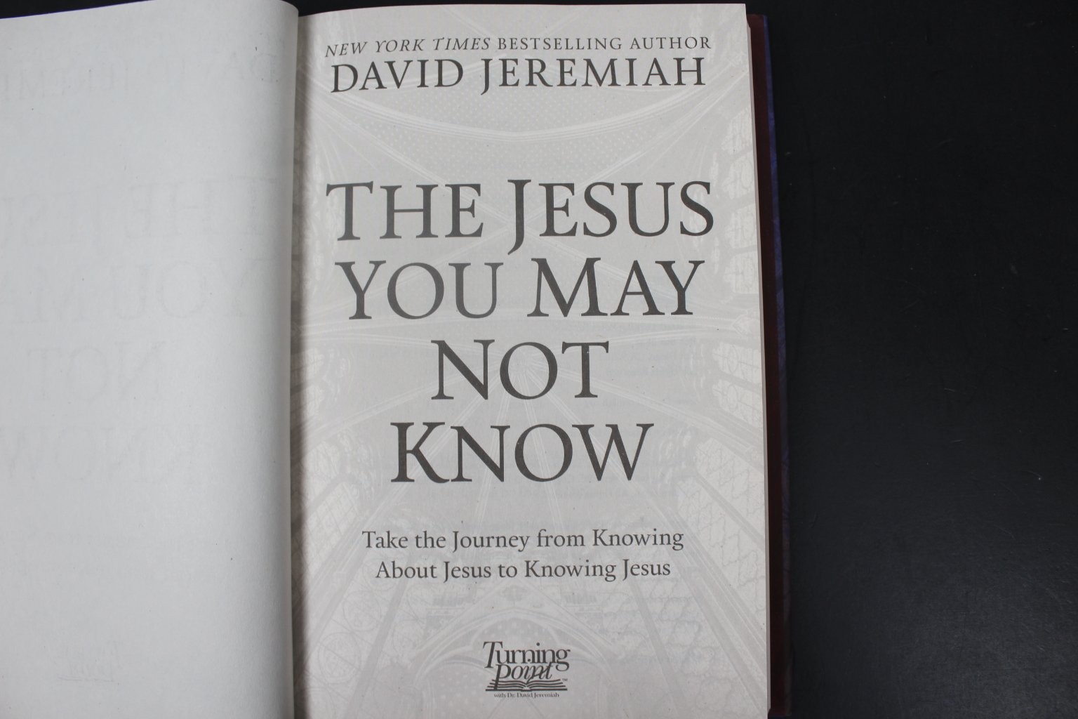 The Jesus You May Not Know David Jeremiah 2020 Christian Spirituality Turning VG