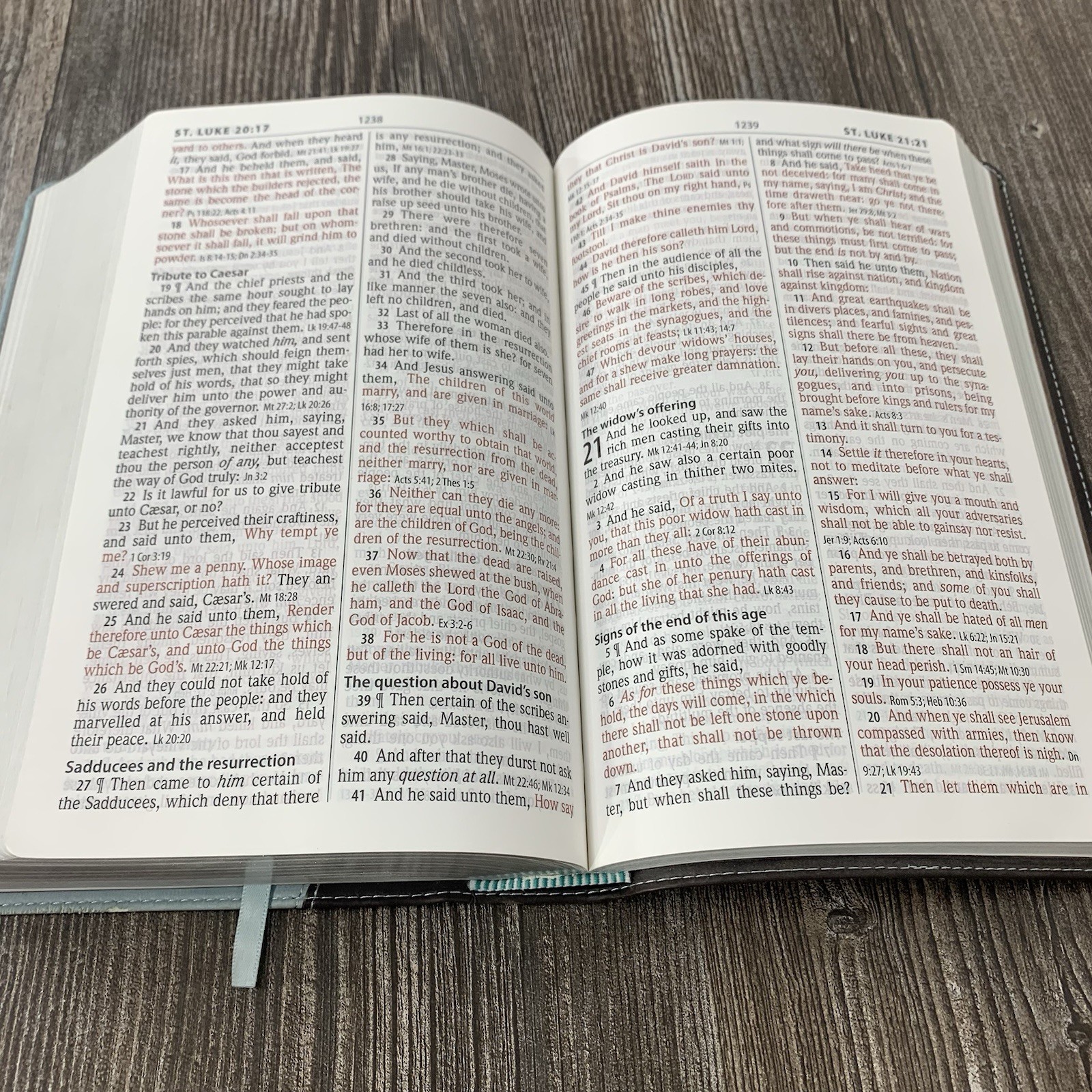 Holy Bible KJV King James Reference Edition Hendrickson Bibles Imitation Leather