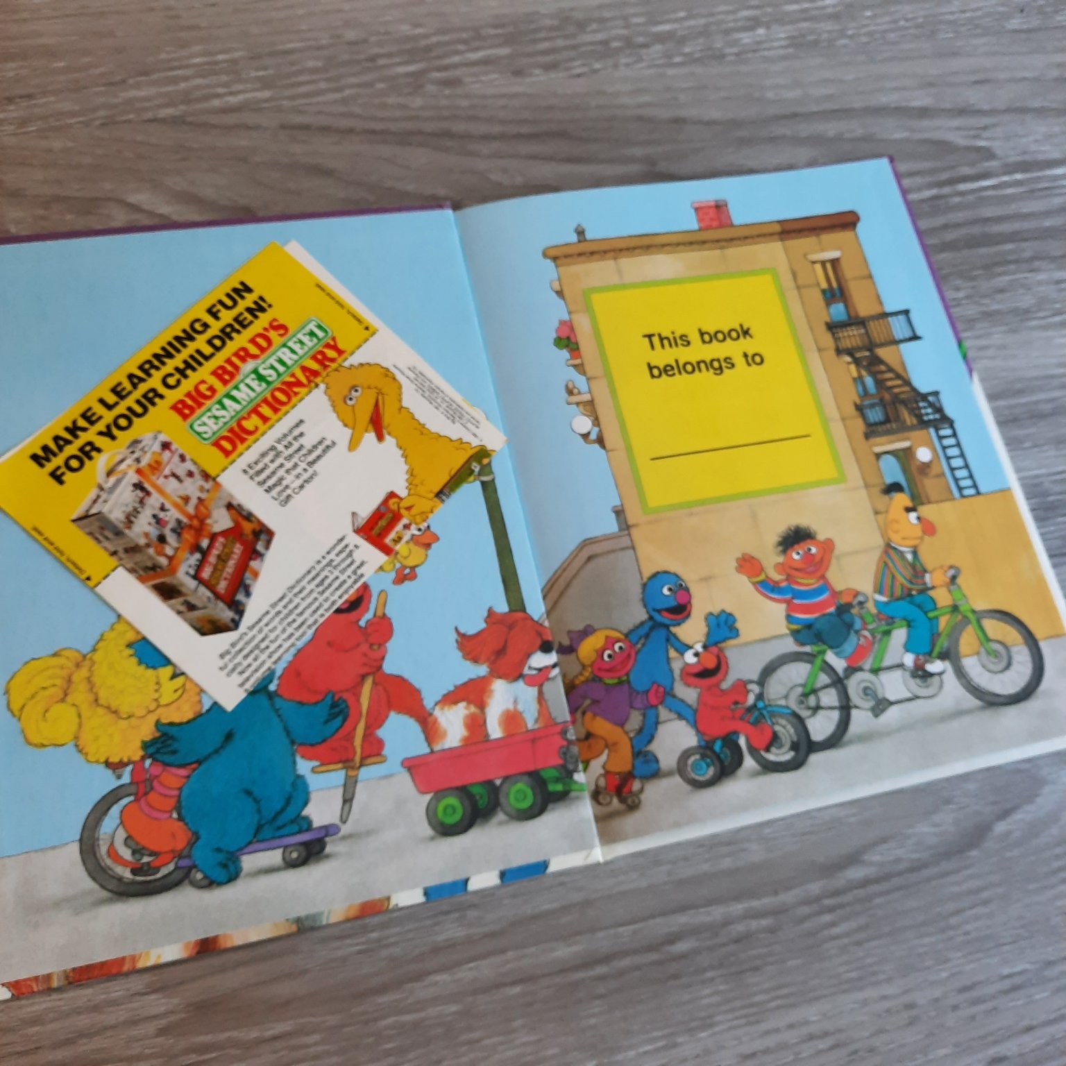 Animals Animals On My Way with Sesame Street Volume 4 1989 CTW Funk Wagnalls