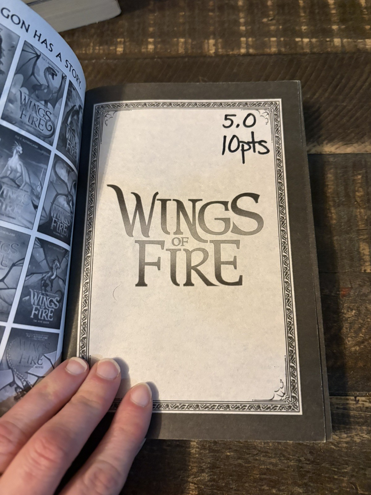 Wings of Fire 1-10 Paperback Book Set Lot By Tui T. Sutherland Dragons Mystical