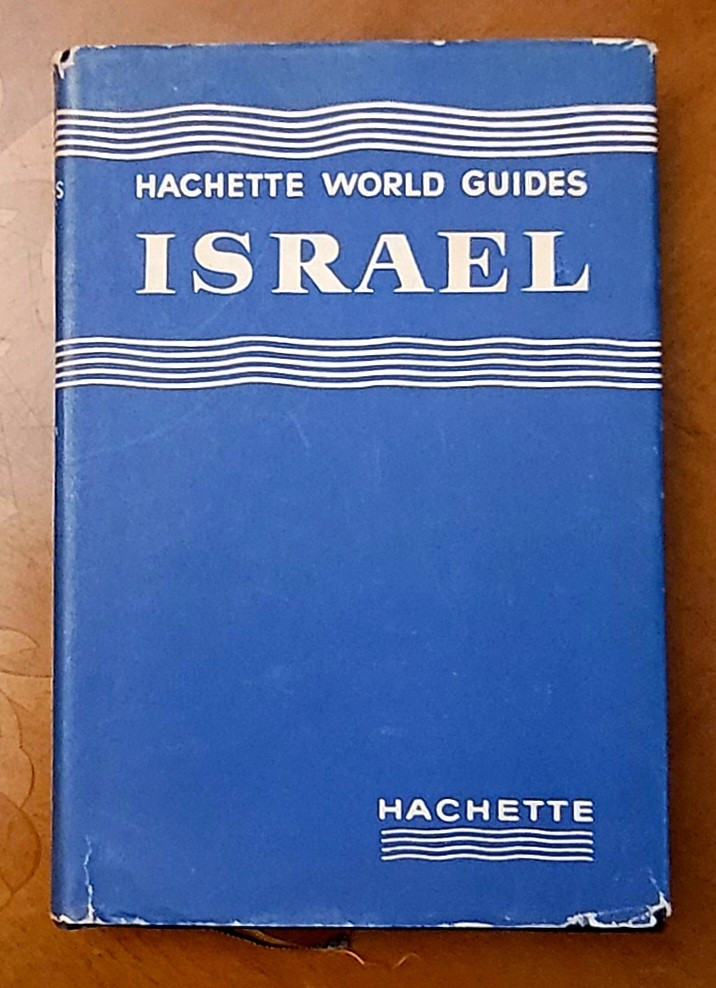 Hachette world guides- Israel, 1956, 456 pages with a map, very good condition.