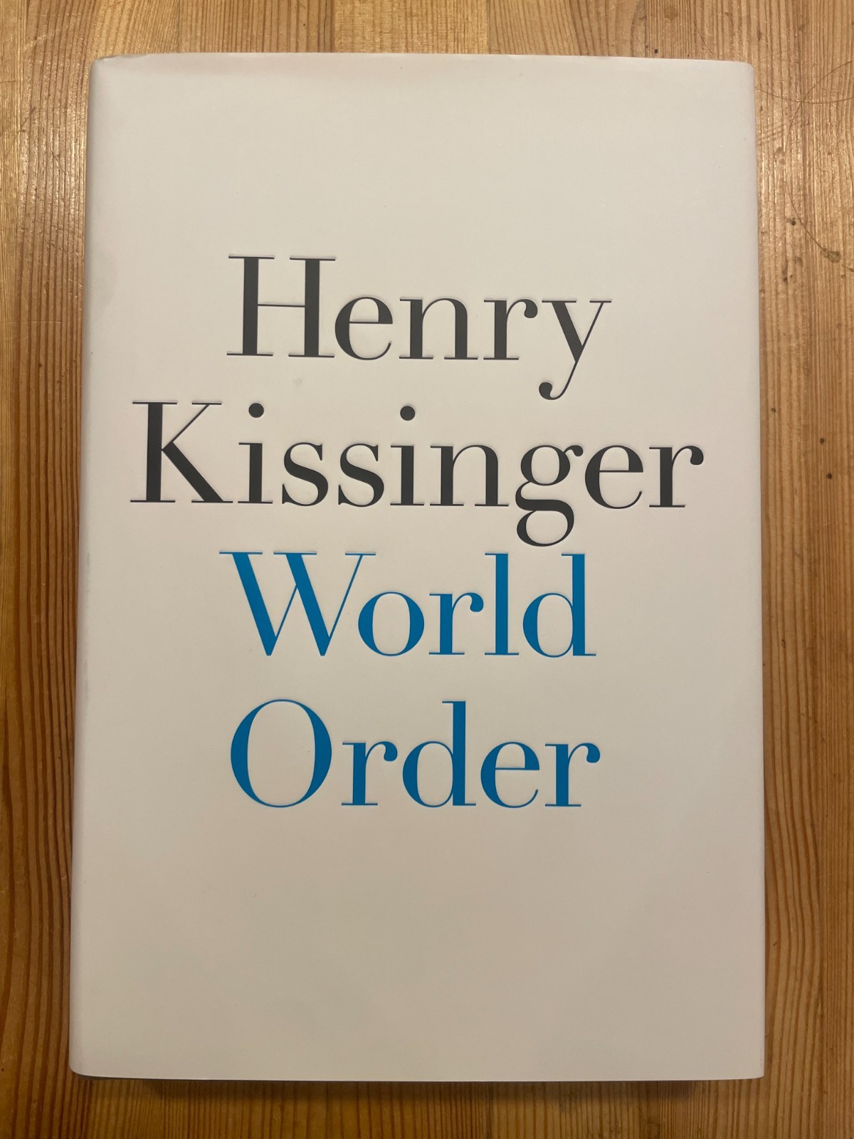 SIGNED World Order by Henry Kissinger (2014, Hardcover, 1st Edition)