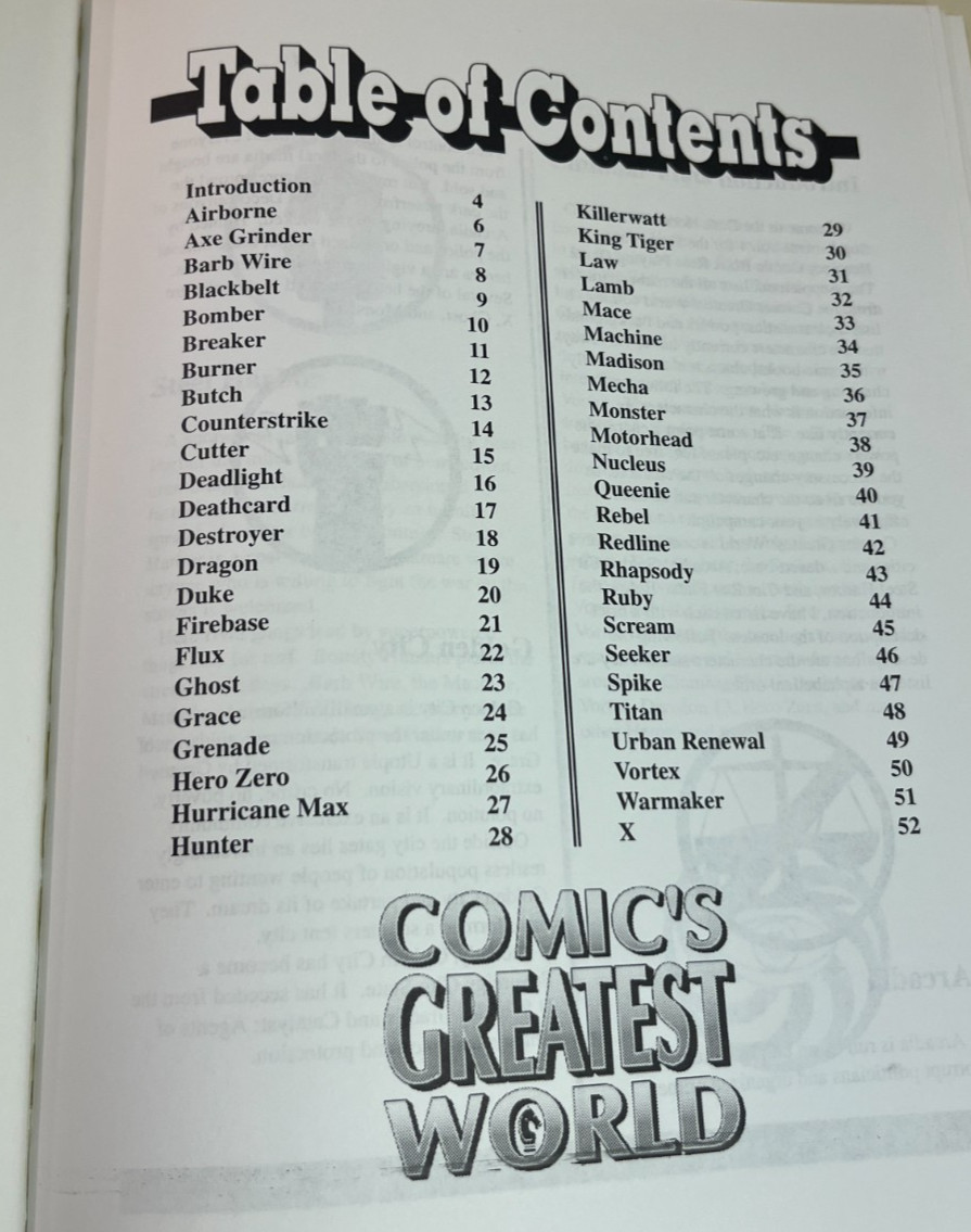 Heroes & Heroines #4 Comic’s Greatest World Dark Horse Comics Supplement Vol. 1