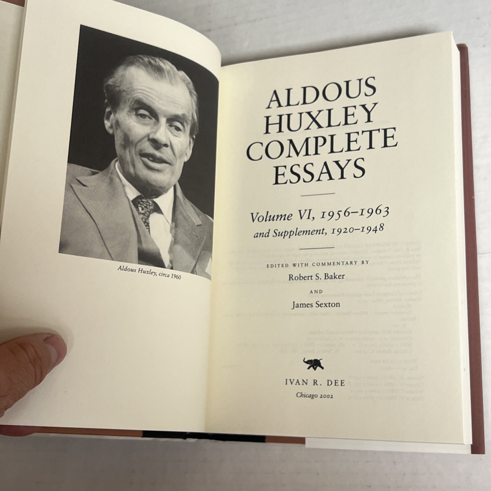 Complete Essays, Vol. 6: 1956-1963 and Supplement, 1920-1948 (Volume VI)
