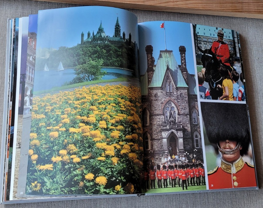 Kanada Canada Vintage Swiss Zurich Photo Album book 1982
