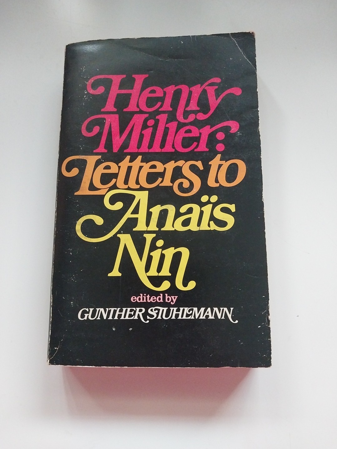 Letters to Anais Nin (Tesoro Books), Miller, H.