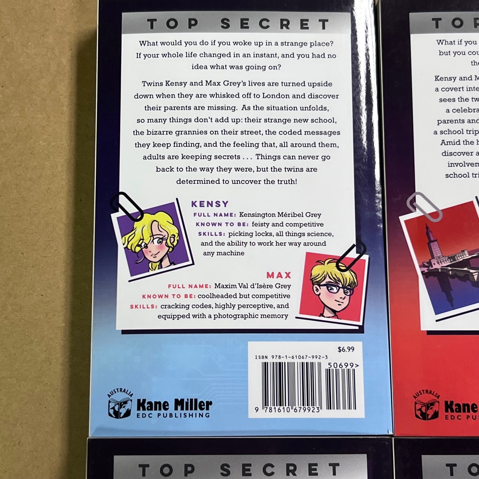 Kensy and Max Book Set 1-4 Jacqueline Harvey 1234 Mystery Adventure Kane Miller