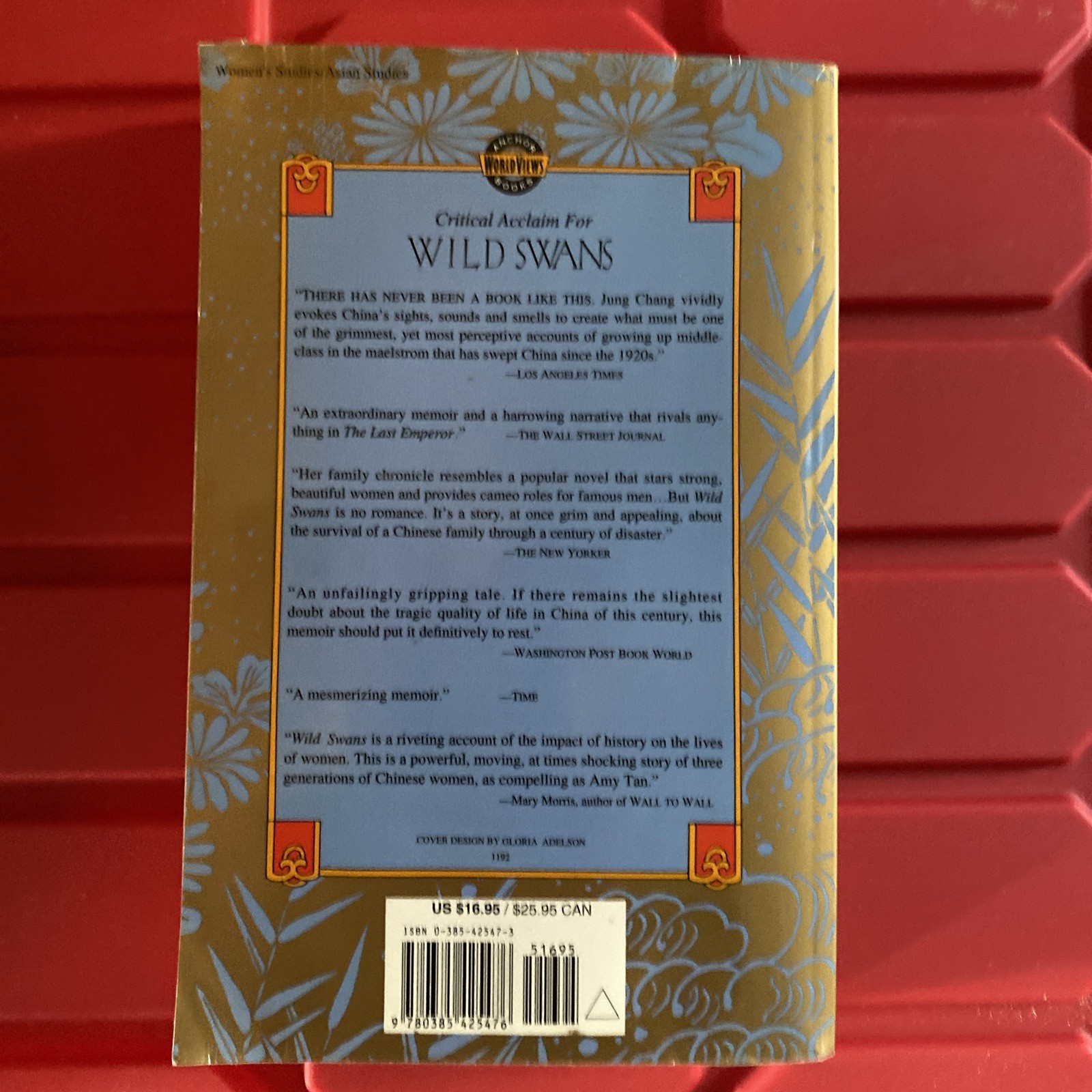 Wild Swans Three Daughters of China Jung Chang 1992 Anchor Trade PB