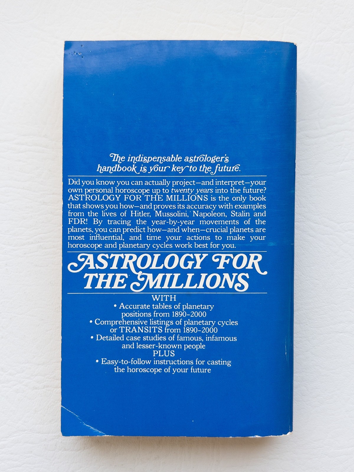 Astrology for the Millions Grant Lewi Fourth Revised Edition Bantam 1969