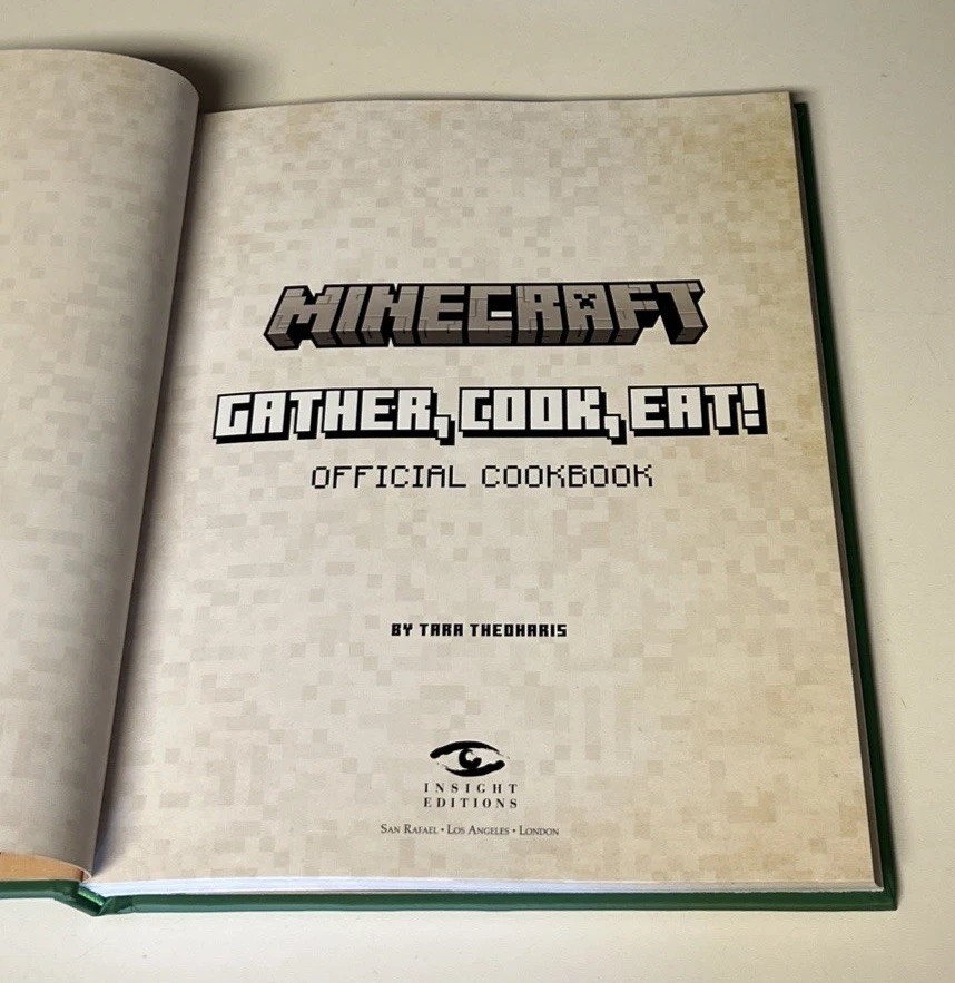 Minecraft Gather, Cook, Eat! Cookbook By Tara Theoharis HC Book