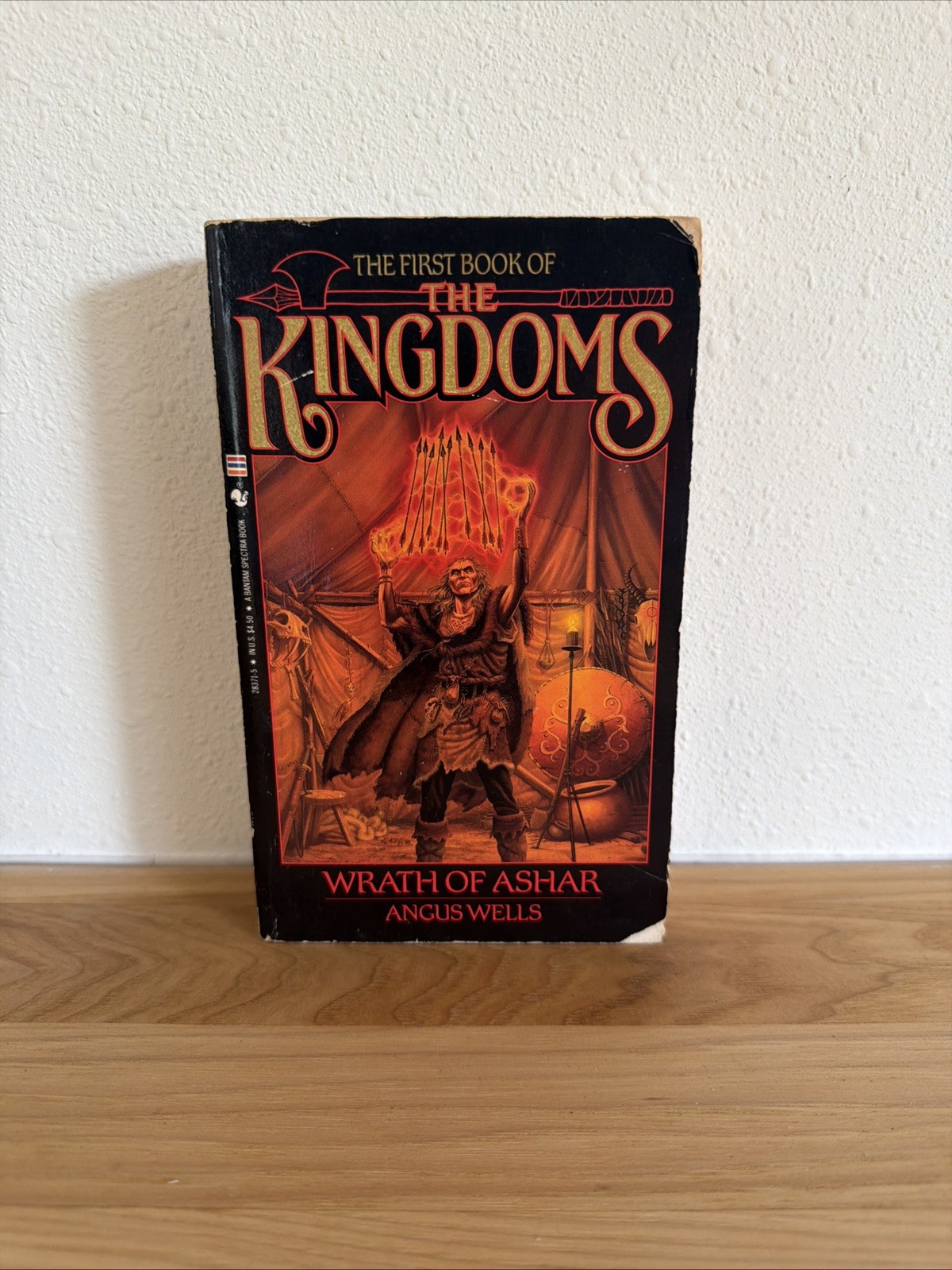 Wrath of Ashar Fantasy Paperback Book by Angus Wells from Bantam Books 1990
