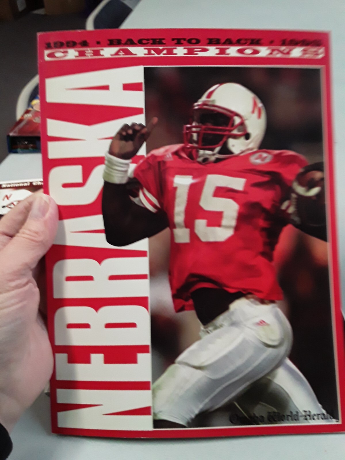Nebraska Cornhusker 1994-1995 Football Natl Champs 5 books VG 240321