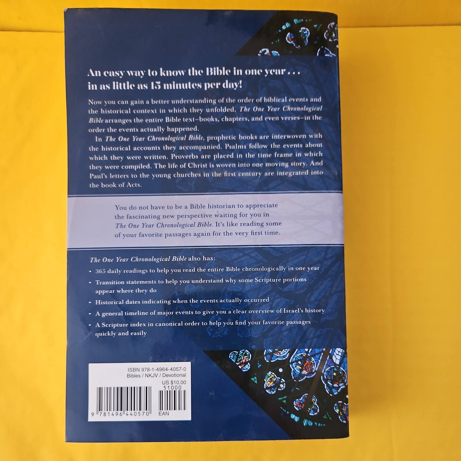 The One Year Chronological Bible 52 Weeks Know the Bible NKJV 2nd Baptist Church