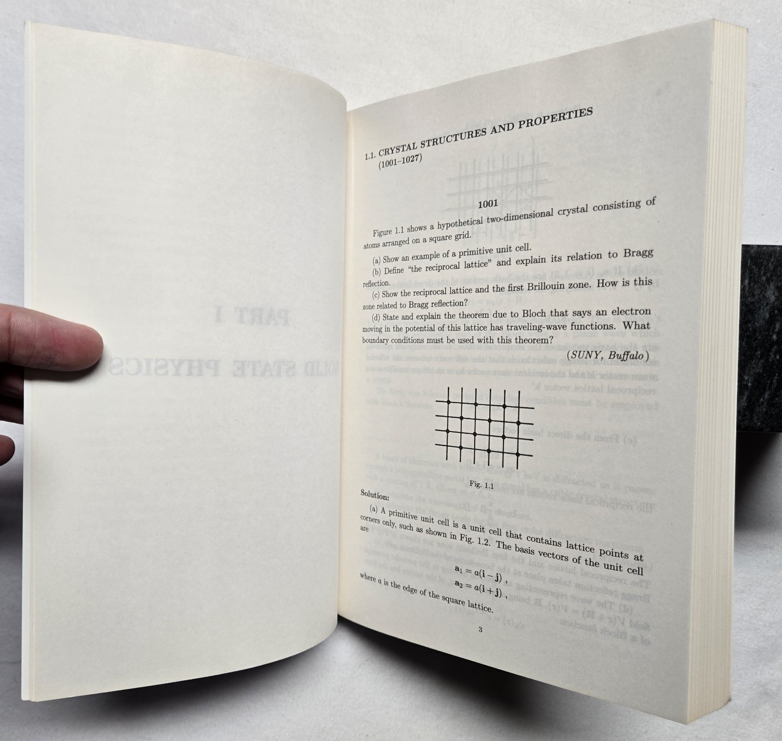 Problems & Solutions On Solid State Physics, Relativity And Miscellaneous Topics