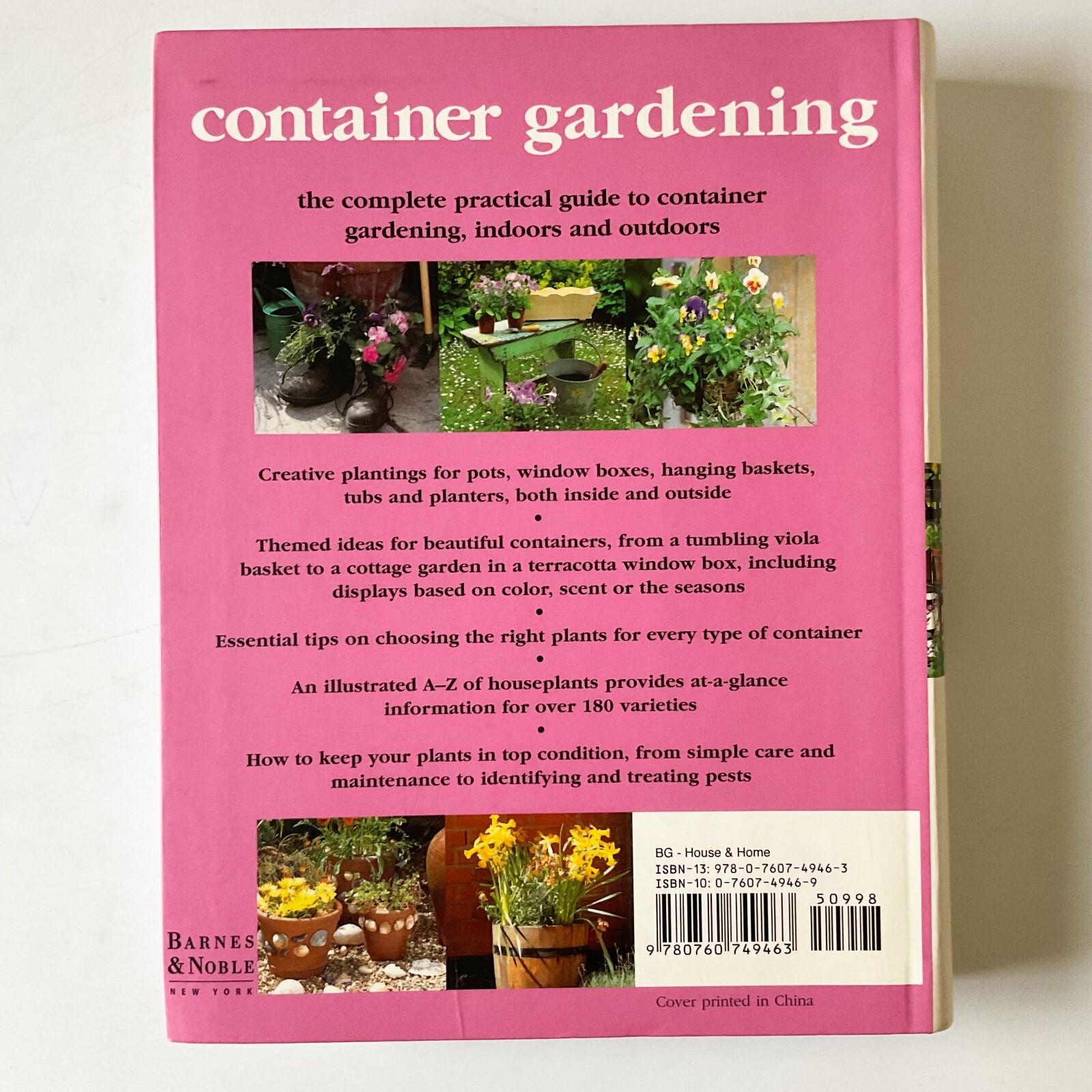 Container Gardening Potted Plants Flowers Patio Garden Tips Lot of 2 Books