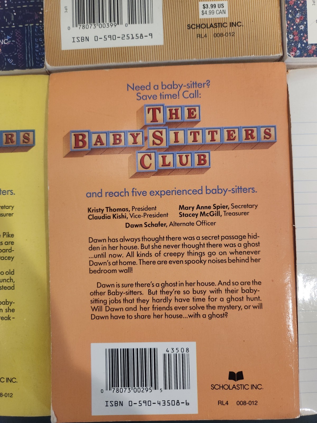 The Baby-Sitters Club Books #1-5, 7-9, Notebook & BSC by Ann M. Martin Paperback