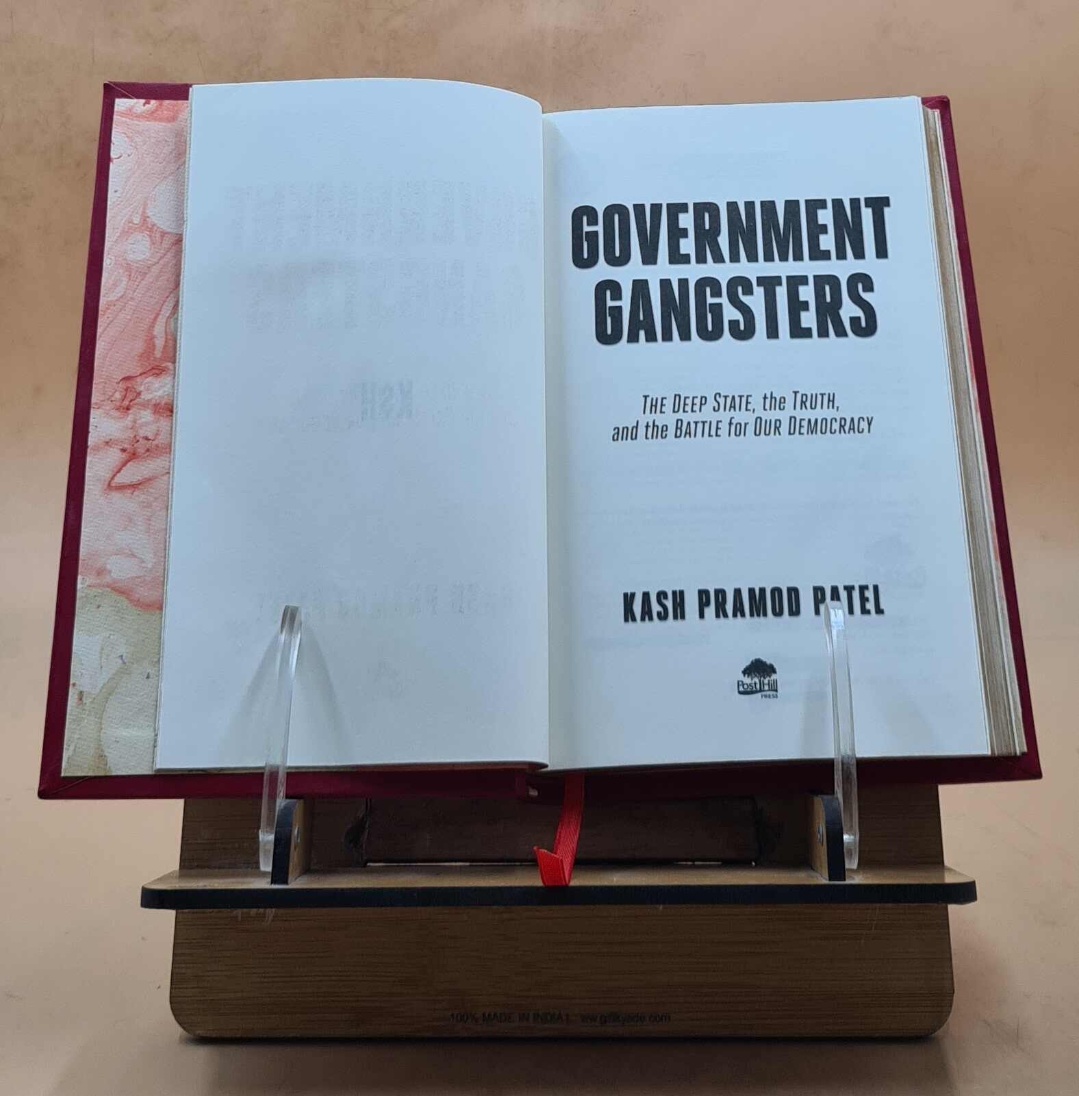 Government Gangsters: The Deep State, the Truth, and the [PREMIUM LEATHER BOUND]