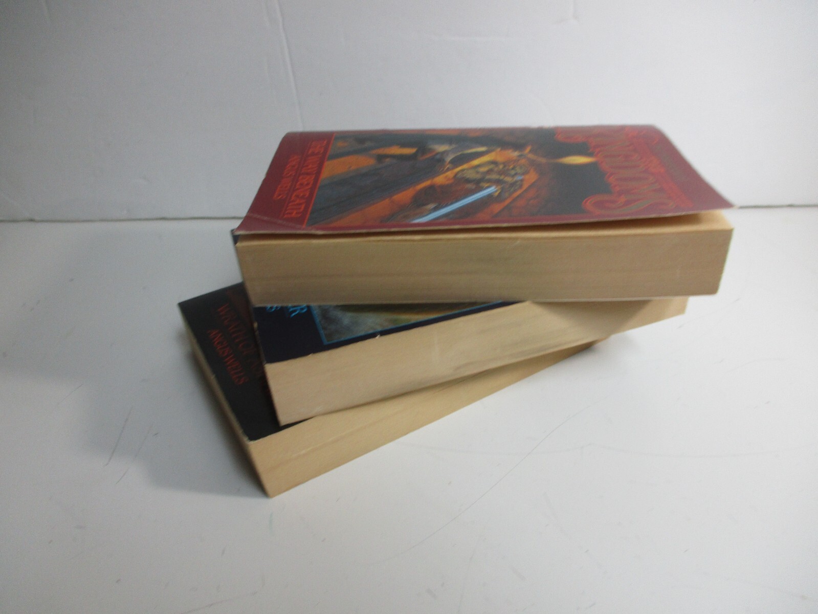 Lot of 3 The Kingdoms Series by Angus Wells Vols. 1-3 Paperback Books