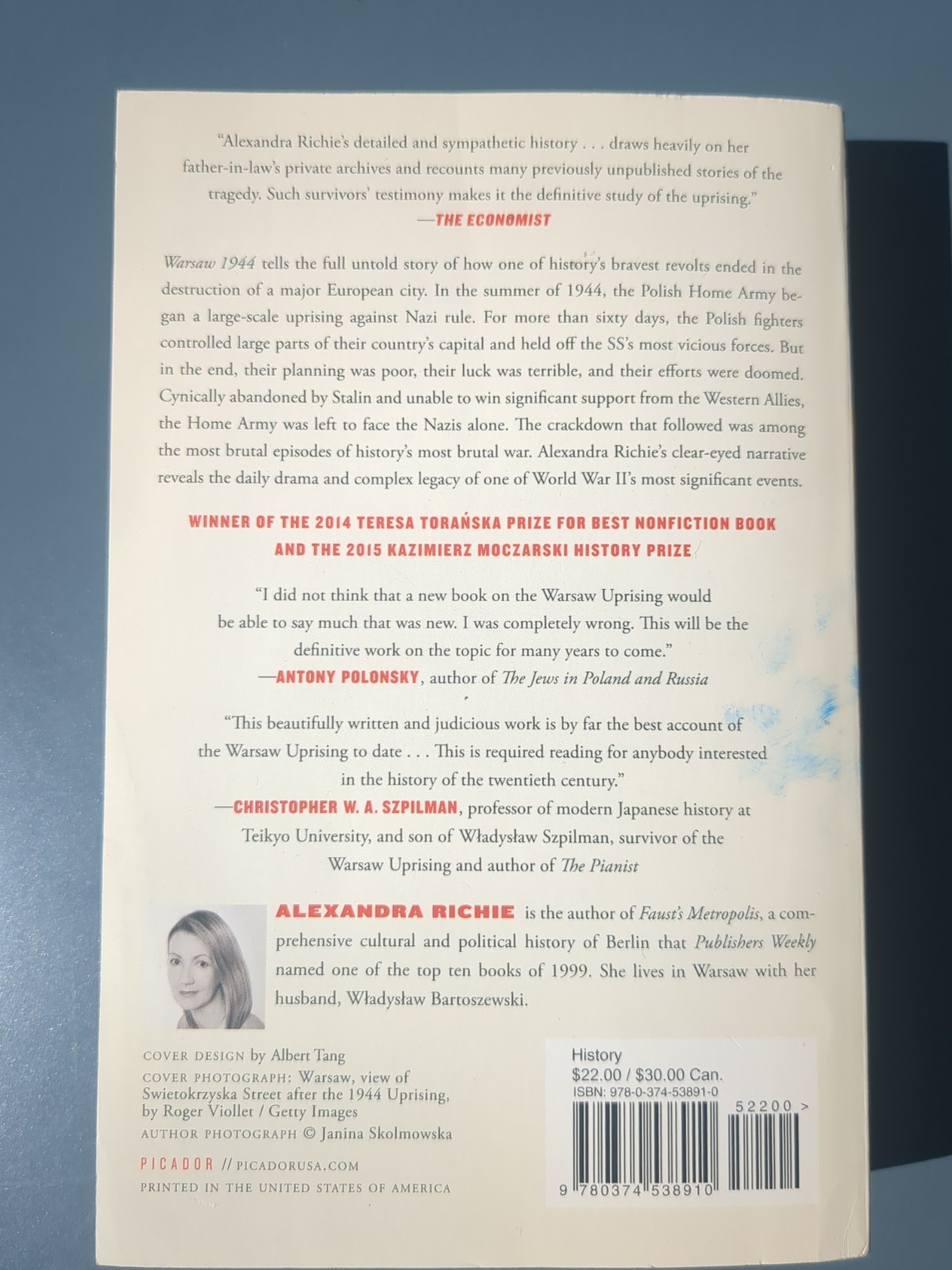 Warsaw 1944: Hitler, Himmler, and the Warsaw Uprising by Richie