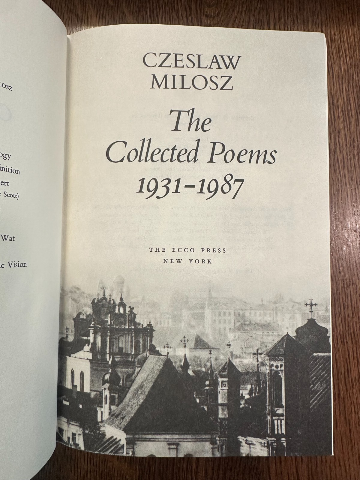 Collected Poems, 1931-1987 by Czeslaw Milosz 1988 HC/DJ FIRST EDITION EX-LIBRARY