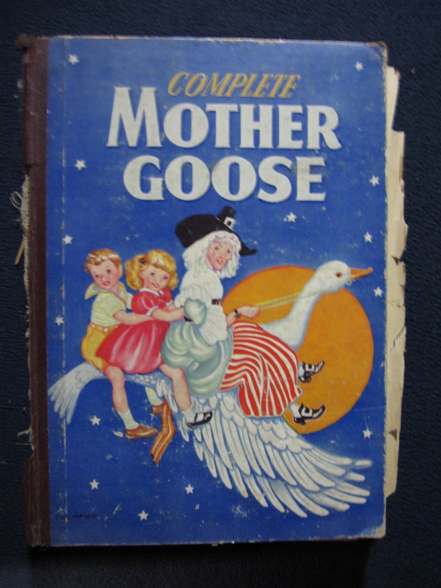 Complete Mother Goose [Hardcover] Circa 1940s Lois Maloy Artist 10 pages missing