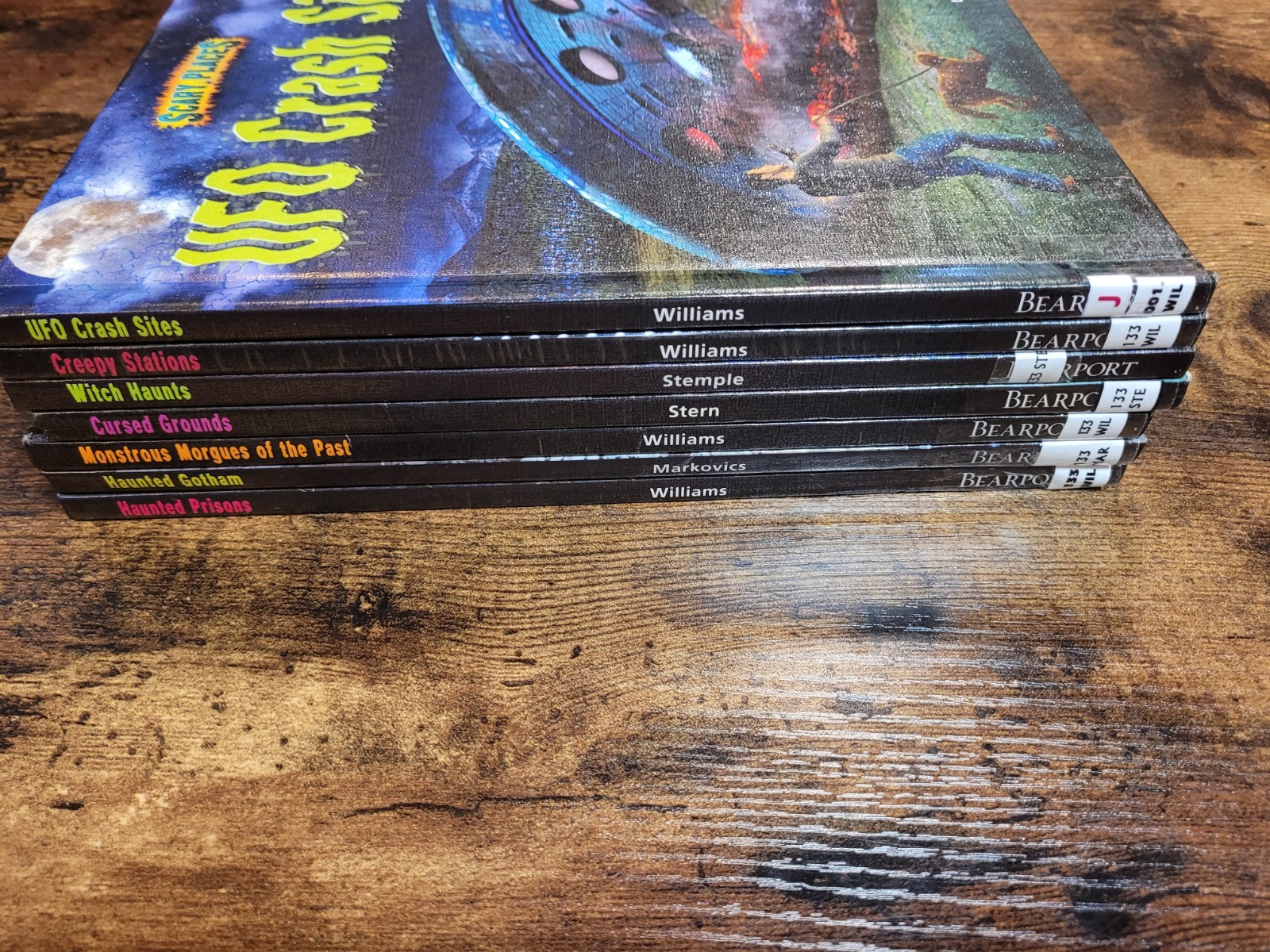 Scary Places Book Lot Of 7 HC Ex Library. GC Creepy Stations ++