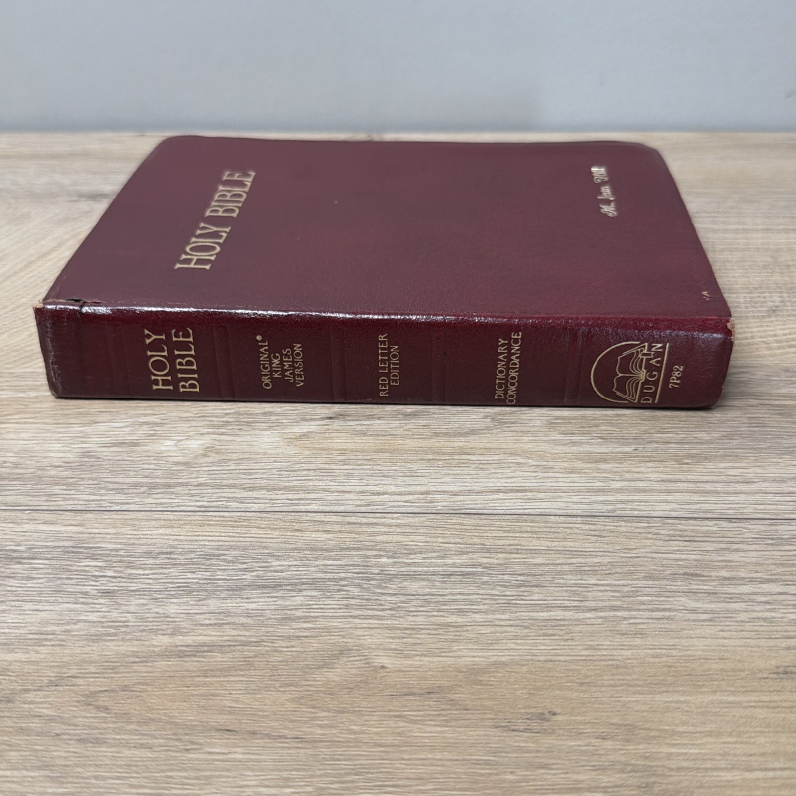 Holy Bible New King James Version Red Letter Edition Bonded Leather Gold Edge