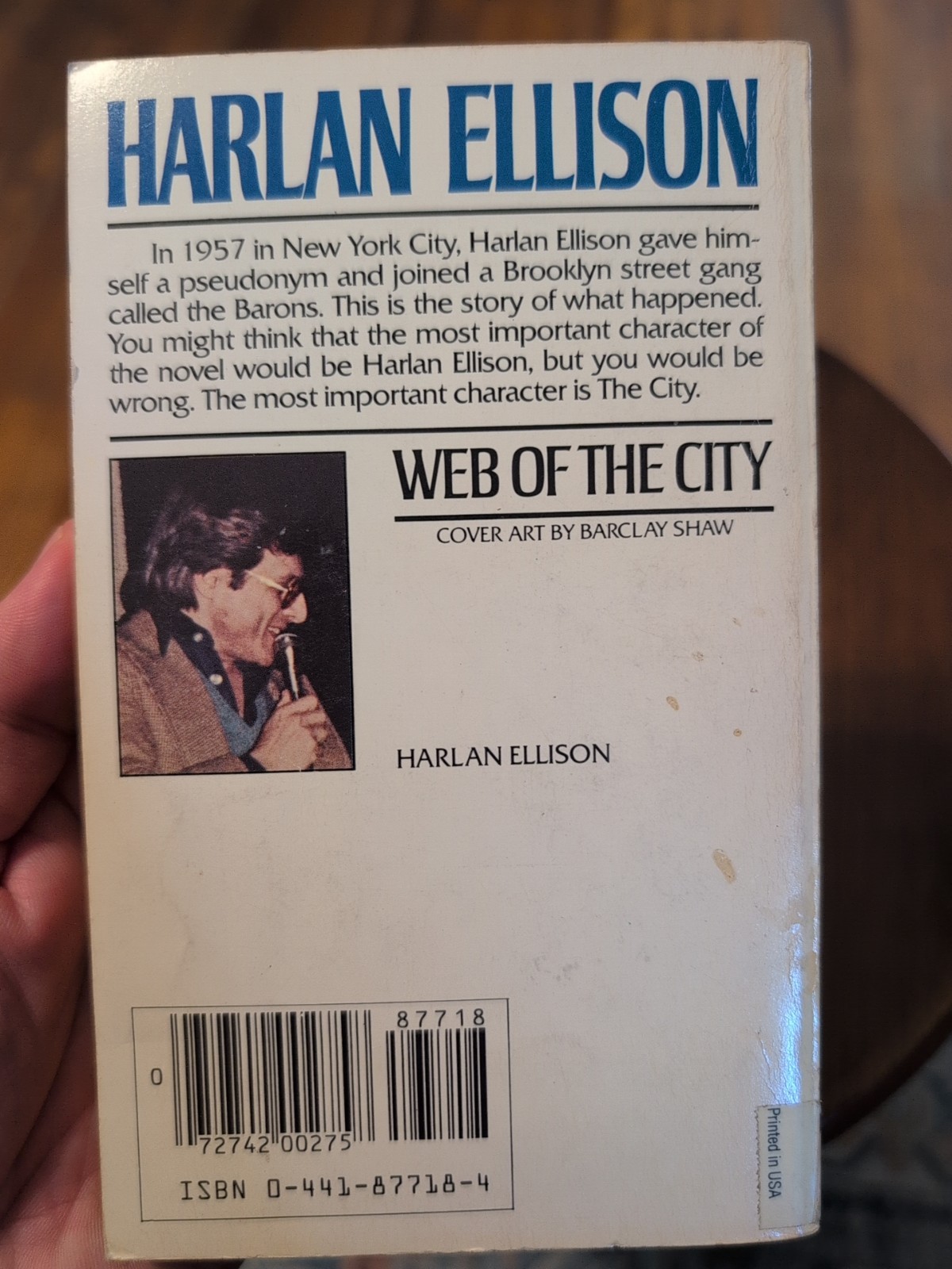 Harlan Ellison 3 Book Lot – Paingod And Other Delusions + Web Of The City PB’s