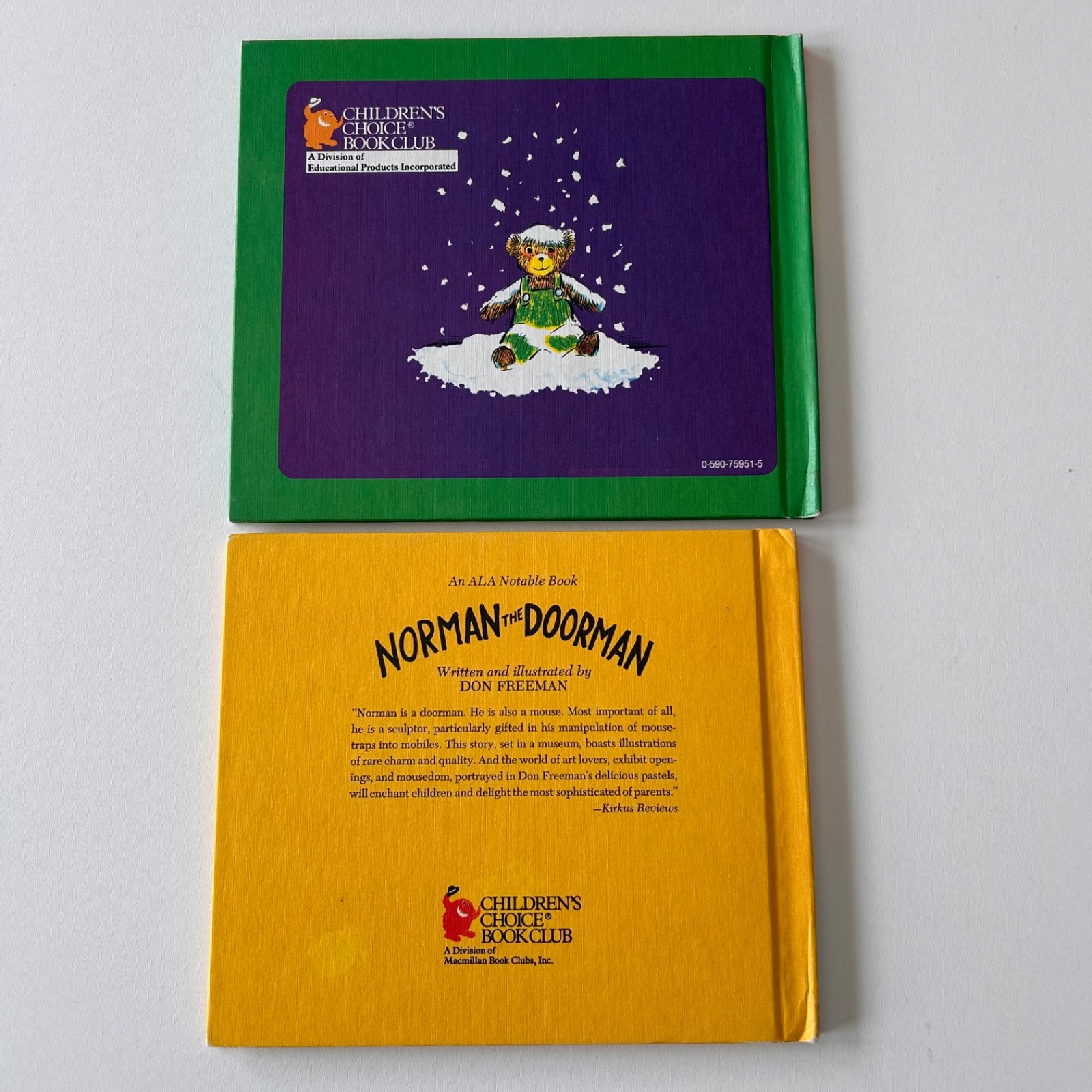 Don Freeman Book Lot A Pocket for Corduroy Norman the Doorman HC & Guard Mouse