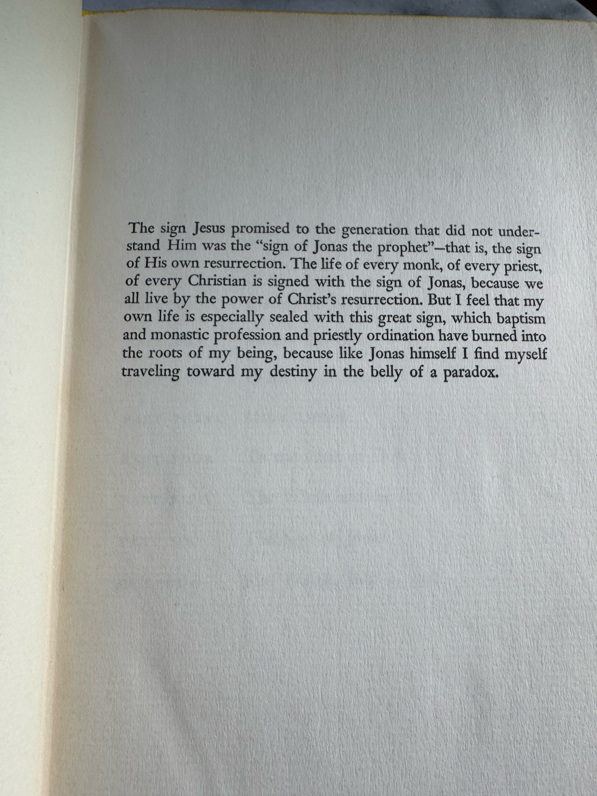 The Sign of Jonas by Thomas Merton 1953 First Edition Hardcover