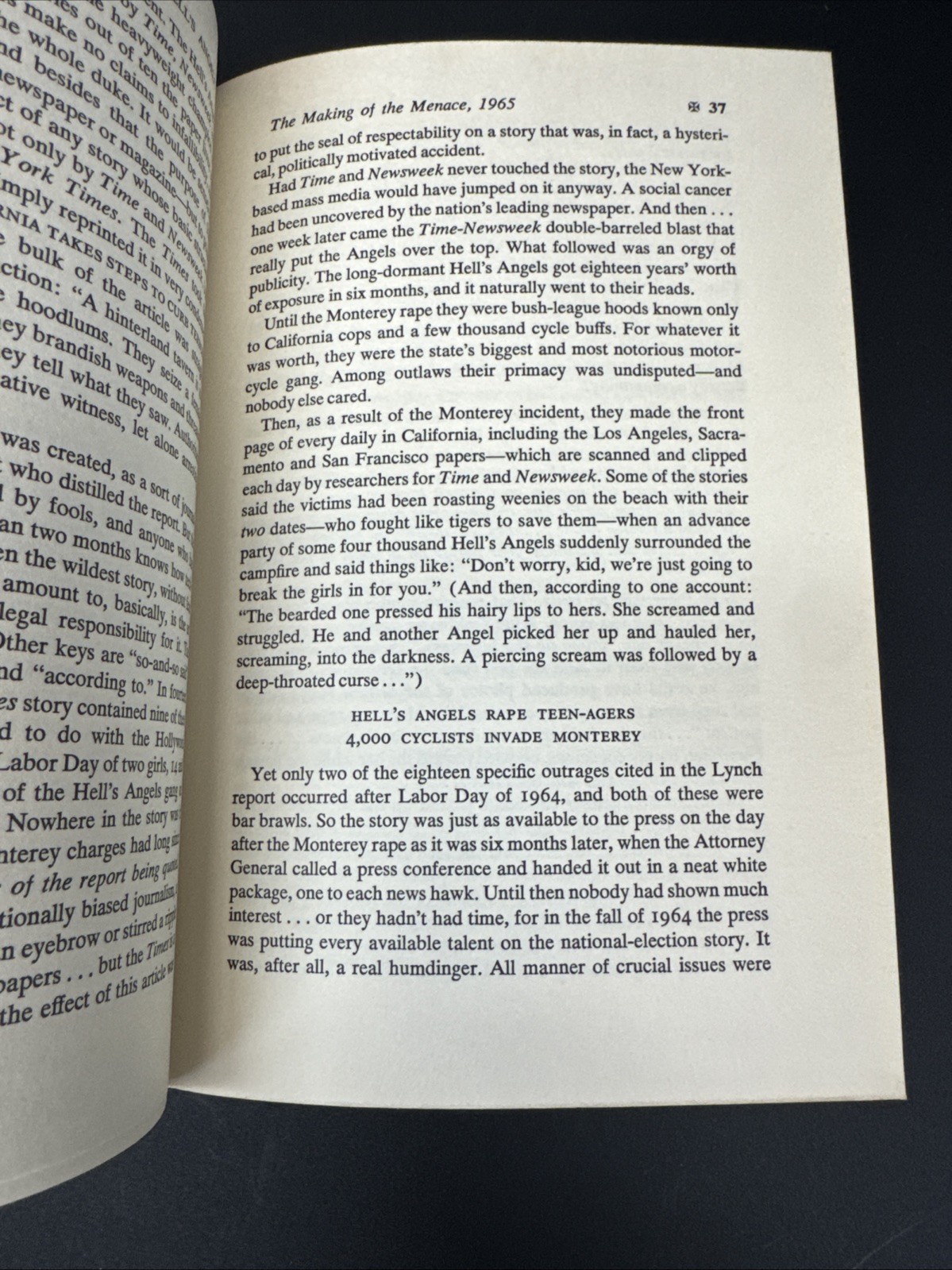 Hell’s Angels A Strange And Terrible Saga By Hunter S. Thompson (1966,1967)