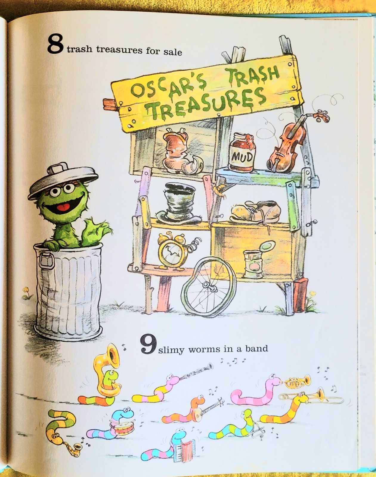 CTW SESAME STREET 1, 2, 3: A COUNTING BOOK FROM 1 TO 100 IN PERFECT CONDITION!