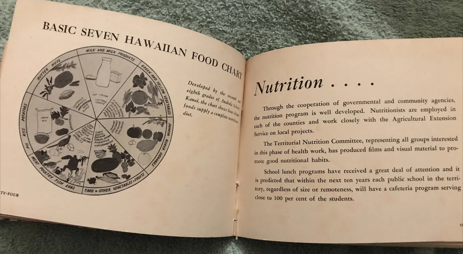 The Health Story In Hawaii. 1947 Booklet. 111 Pages. Book measures 4.25” X 6”.