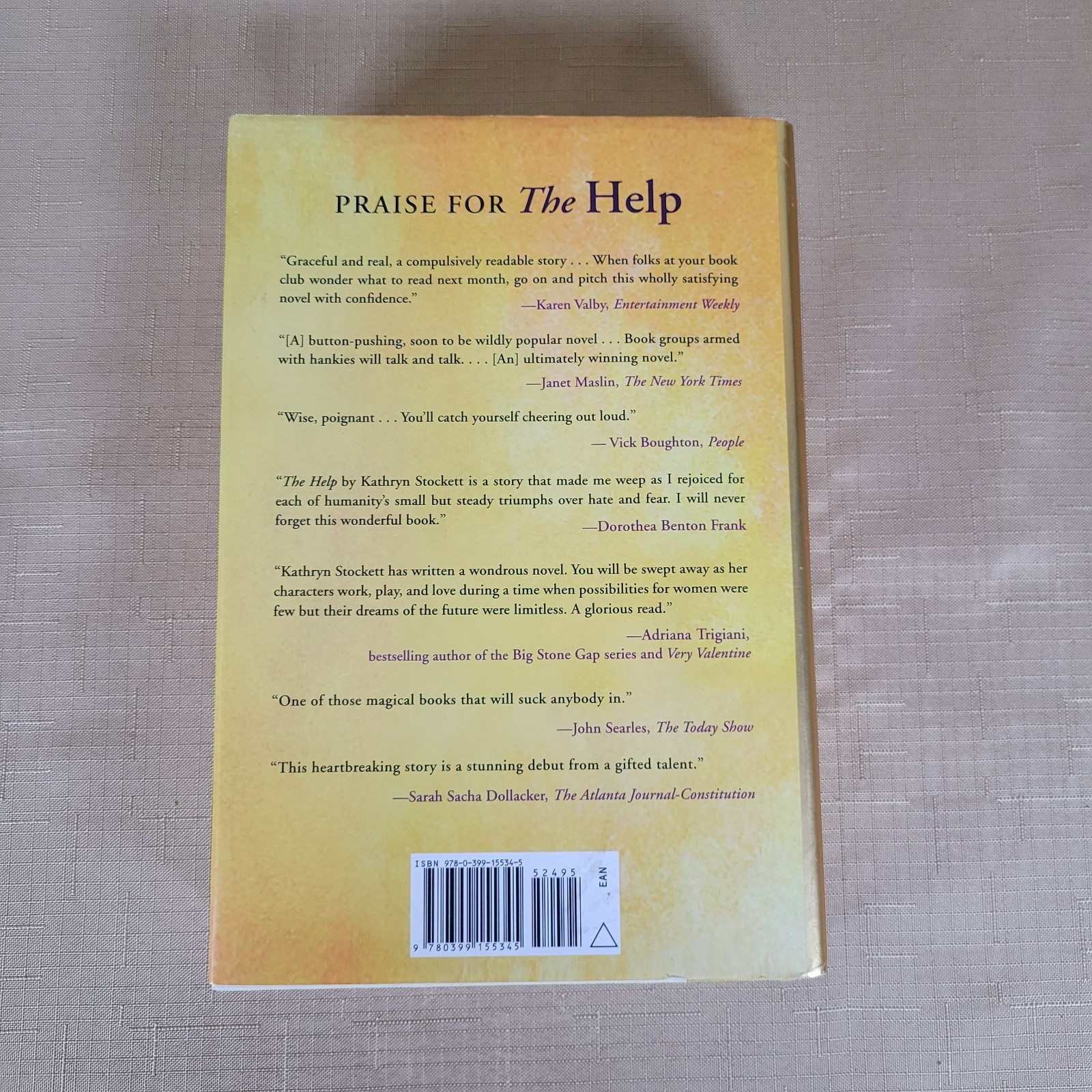The Help by Kathryn Stockett First Print 2009 HCDJ