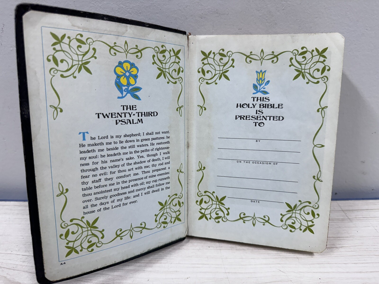 Holy Bible Red Letter Concordance Edition 1970 National Bible Press
