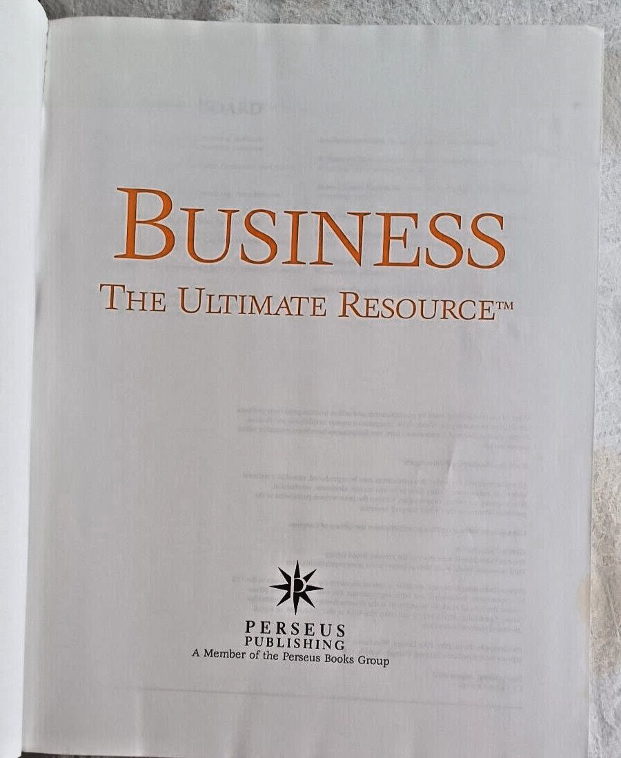 Business The Ultimate Resource