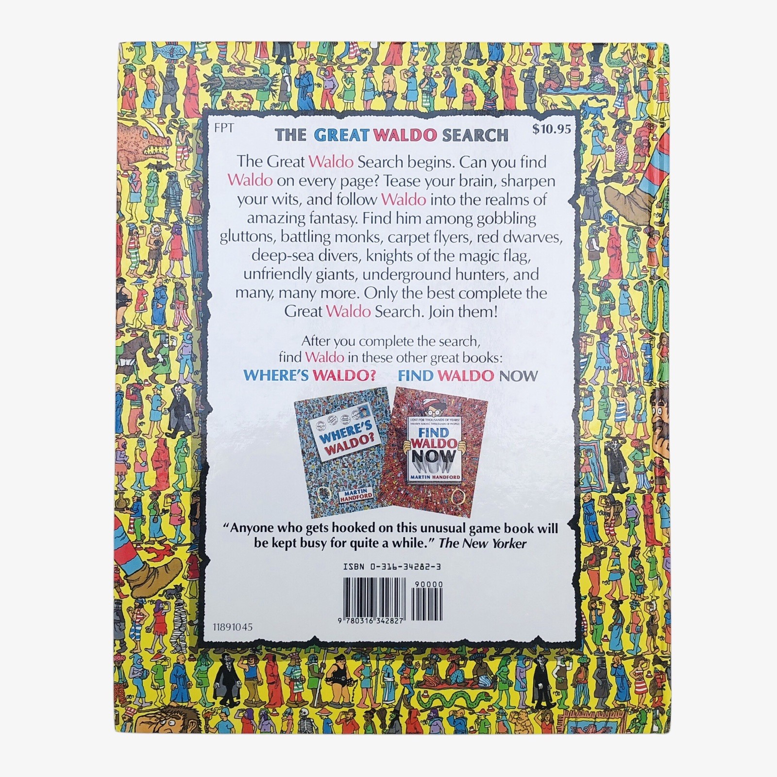 THE GREAT WALDO SEARCH 1989 – First Edition Hardcover Book Martin Hanford