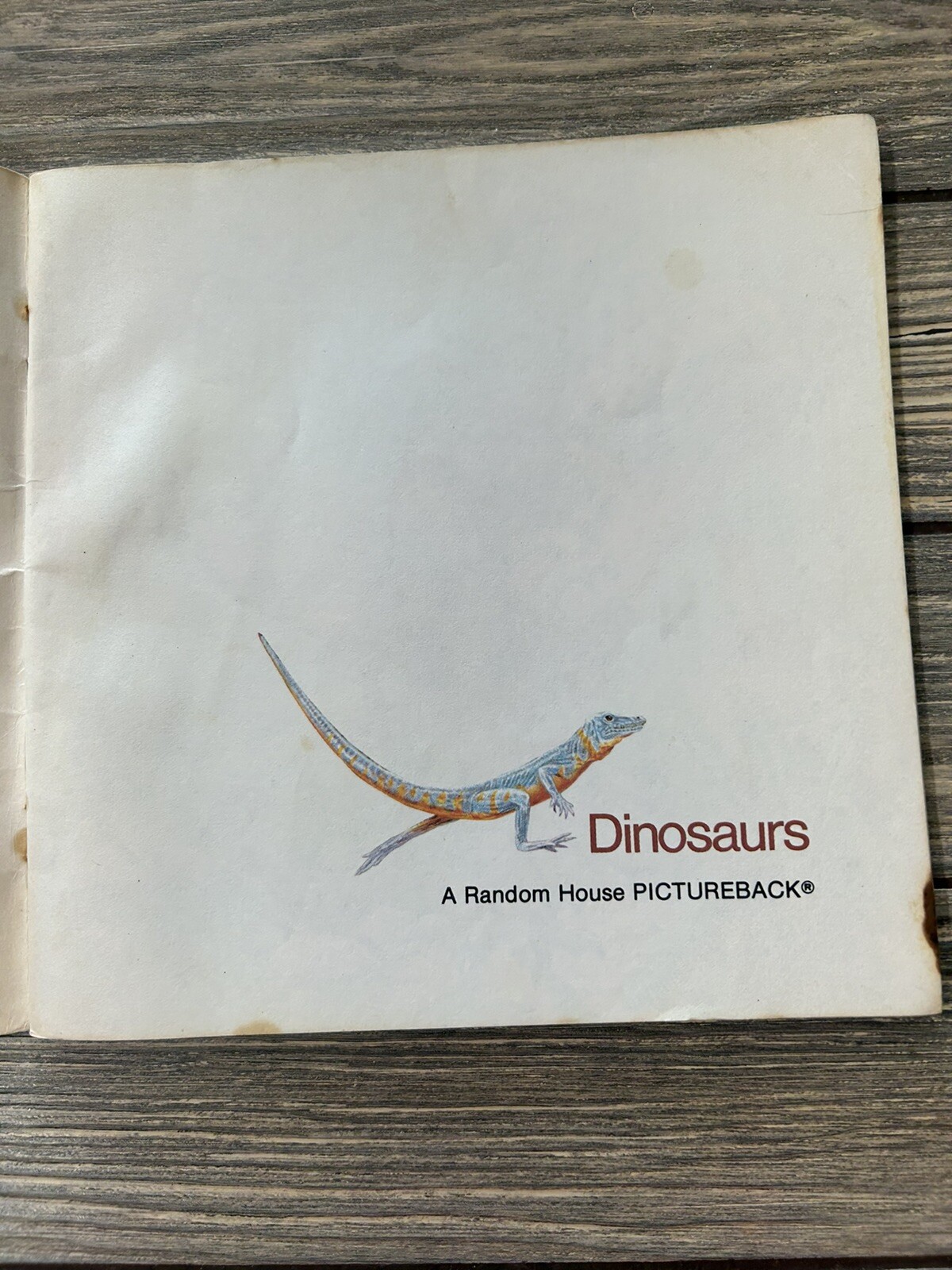 Vintage 1977 Random House Dinosaurs Book By Peter Zallinger
