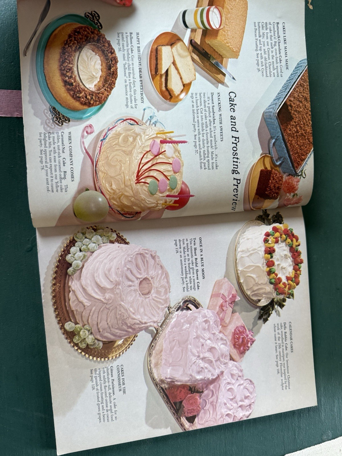 VINTAGE BETTY CROCKER’S CAKE AND FROSTING MIX COOKBOOK 1966 FIRST EDITION