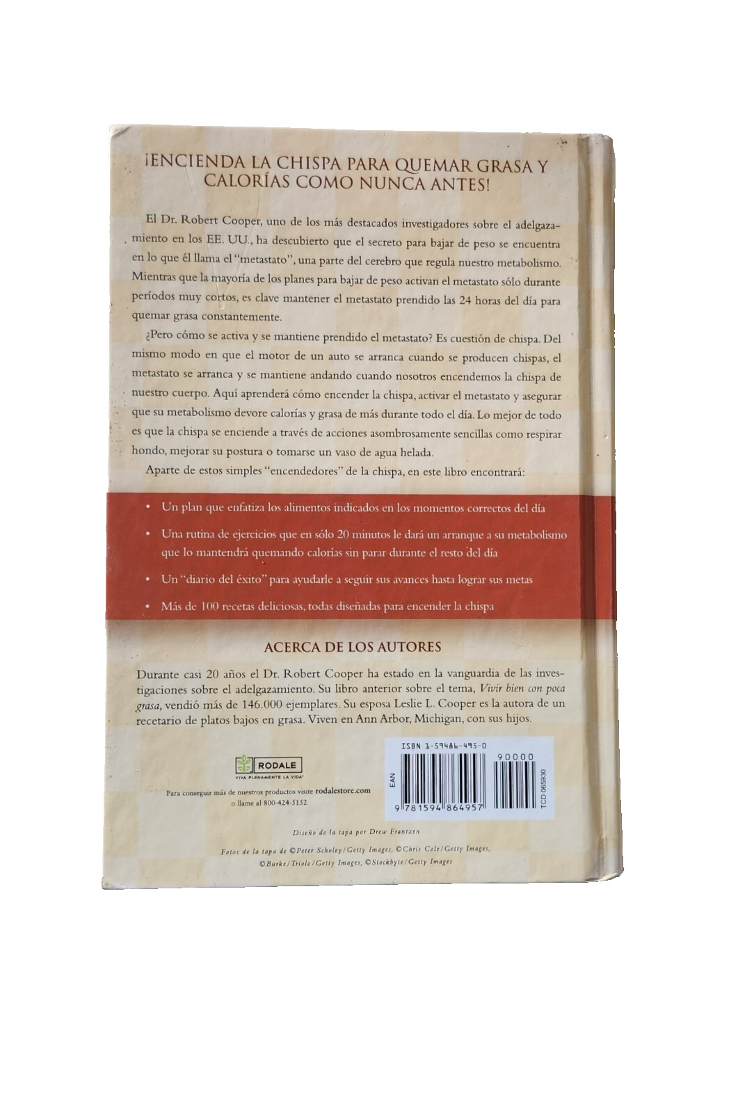 ENCIENDE LA CHISPA by Robert K. Cooper, PhD (2006) 498 pages