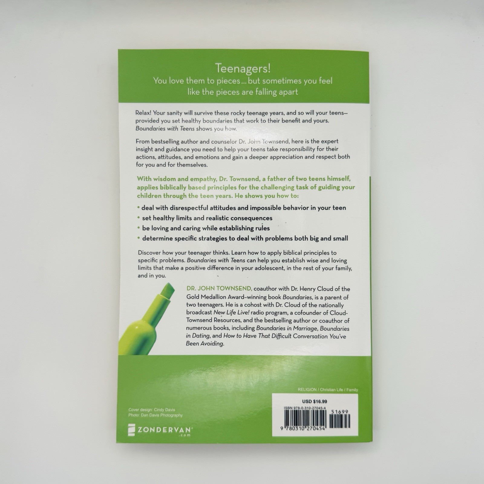 Boundaries with Teens by John Townsend (2006, Trade Paperback)