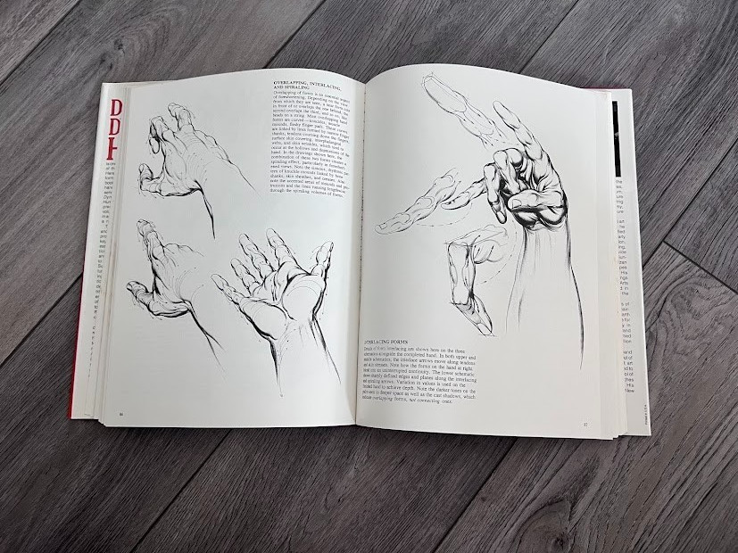 Drawing Dynamic Hands by Burne Hogarth (1977, Hardcover)
