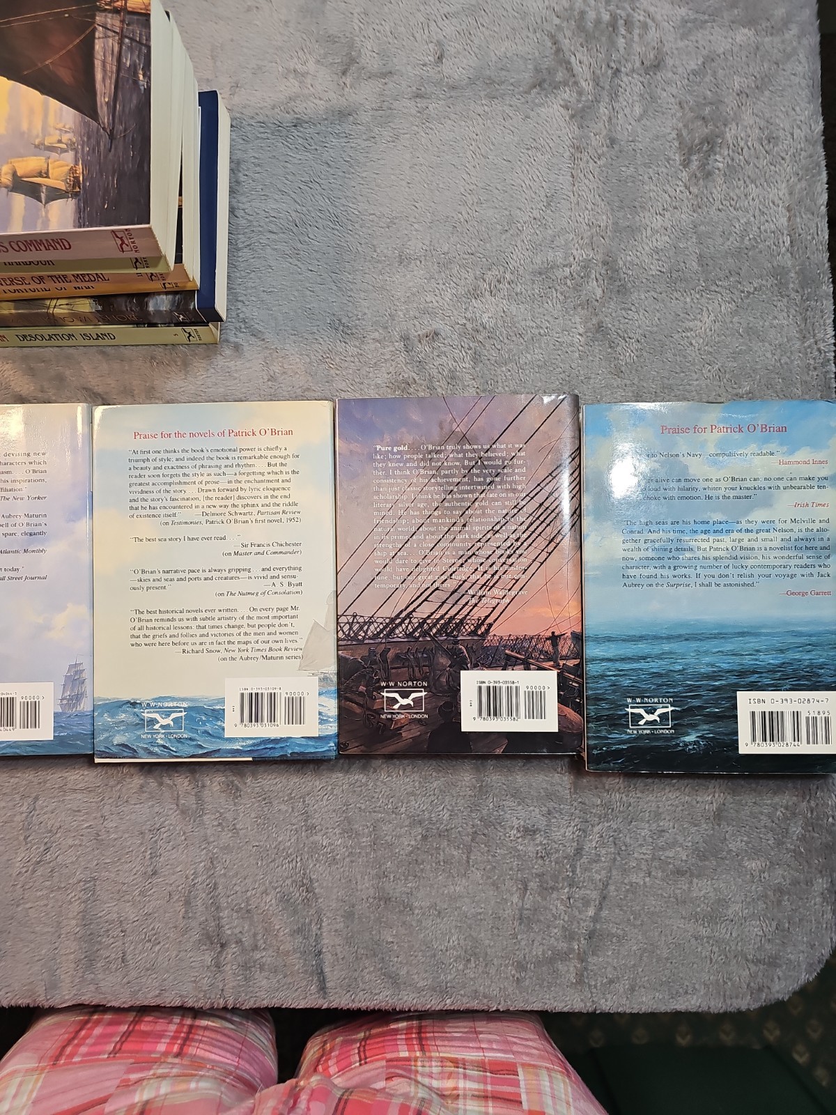 Patrick O’Brian Books lot of 17 Aubrey-Maturin Nautical Sailing British Navy