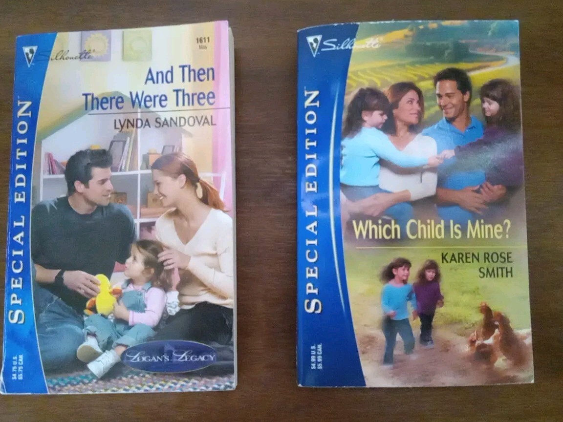Silhouette Special Edition Paperbacks Lot of 10 “Family Edition” Various Authors
