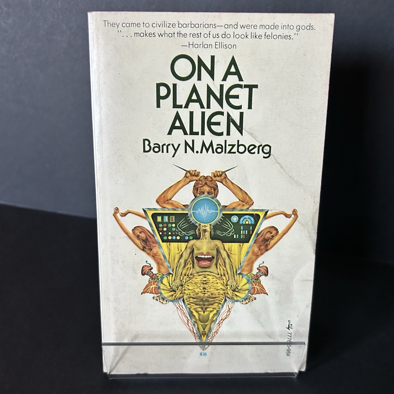 On a Planet Alien by Barry N. Malzberg 1974 Pocket Books 1st Printing Vintage SF