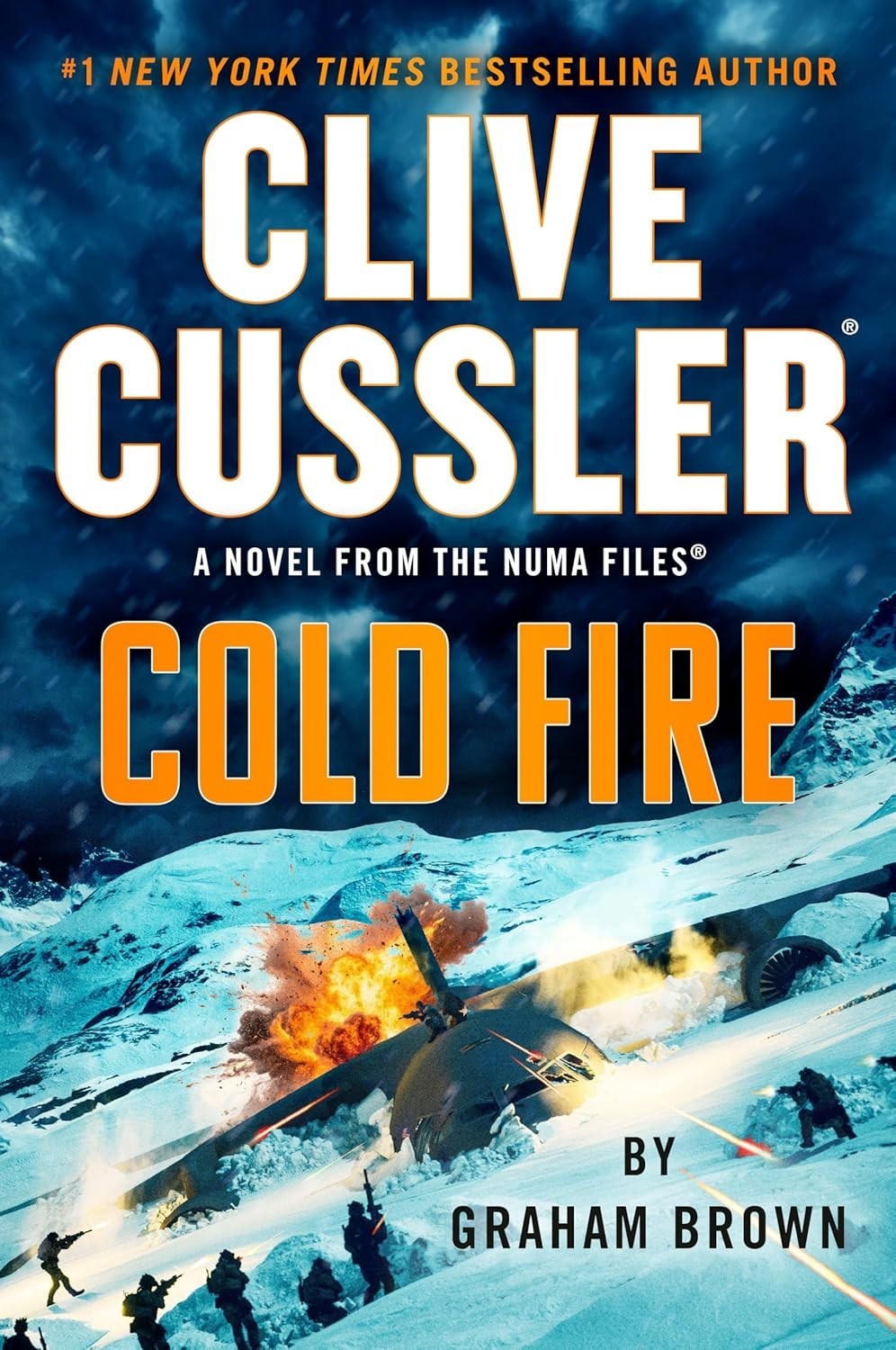 Clive Cussler Cold Fire Hardcover by Graham Brown