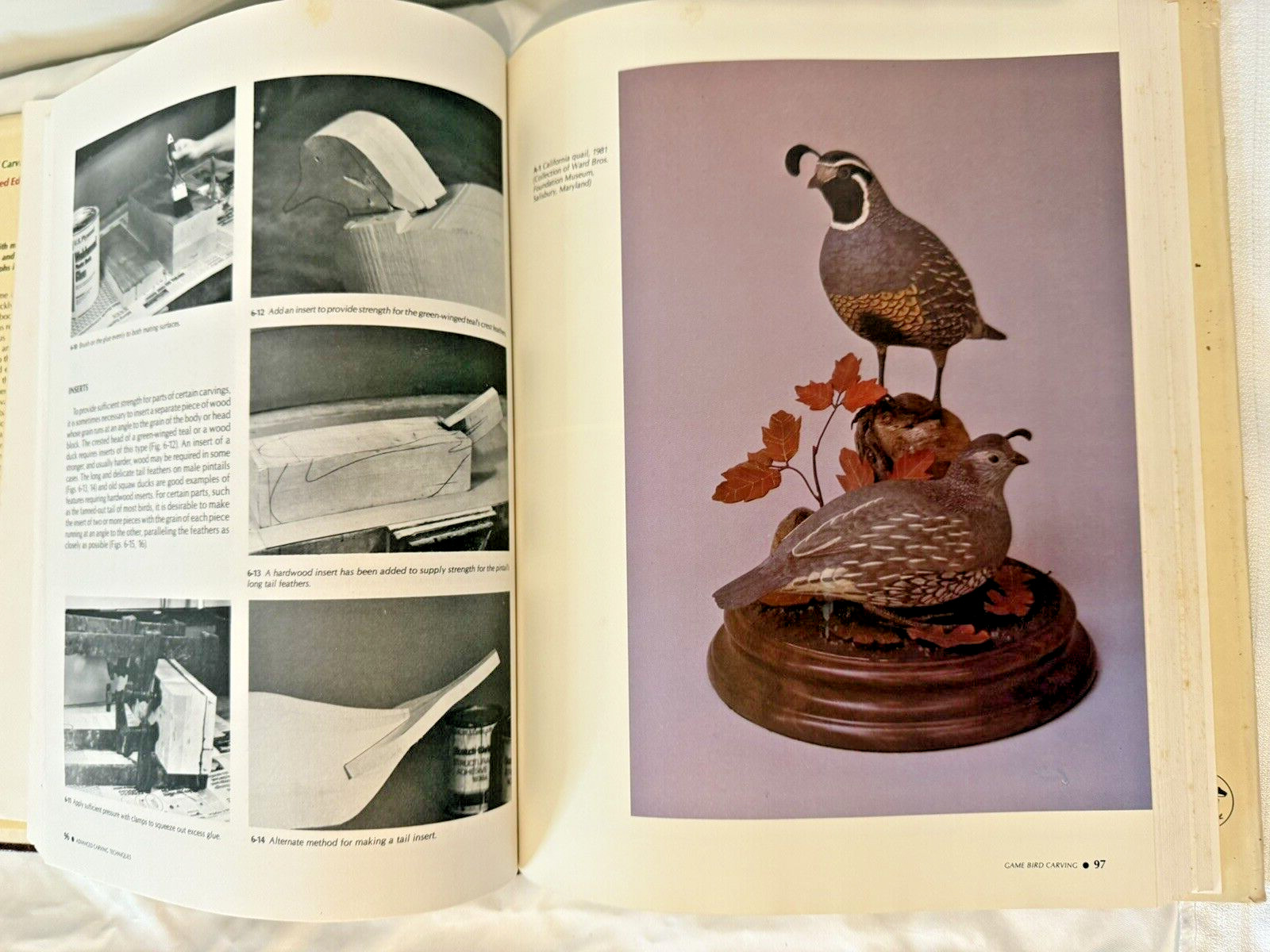 Game Bird Carving Tools Techniques Bruce Burk Vintage Book 1972 HC DJ Decoy