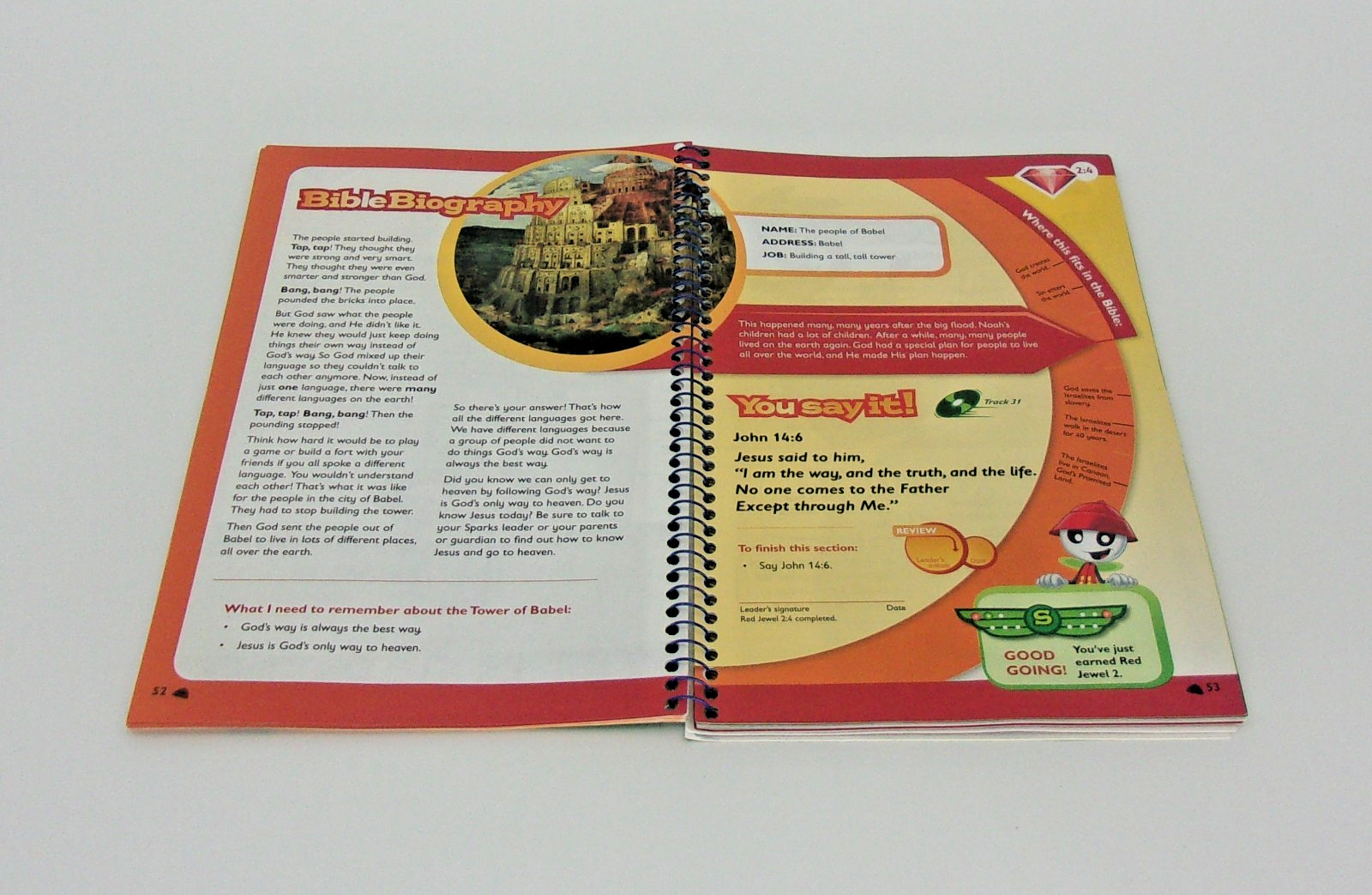Awana Clubs-Sparks Book 1- HangGliders CD inside-ESV-92988, 92996